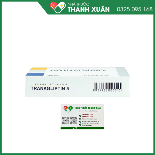 Tranagliptin 5 trị đái tháo đường tuýp 2